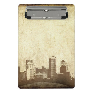 Grungy city background mini klembord