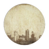 Grungy city background snijplank (Voorkant)