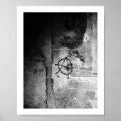 Grungy City Wall Anarchy Poster (Voorkant)