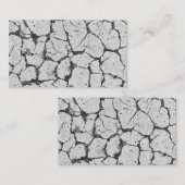 Grungy Cracked Paint Concrete  Visitekaartje (Voorkant / Achterkant)