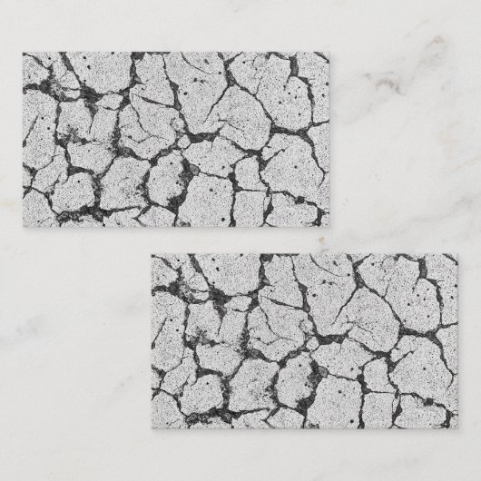 Grungy Cracked Paint Concrete  Visitekaartje (Voorkant / Achterkant)