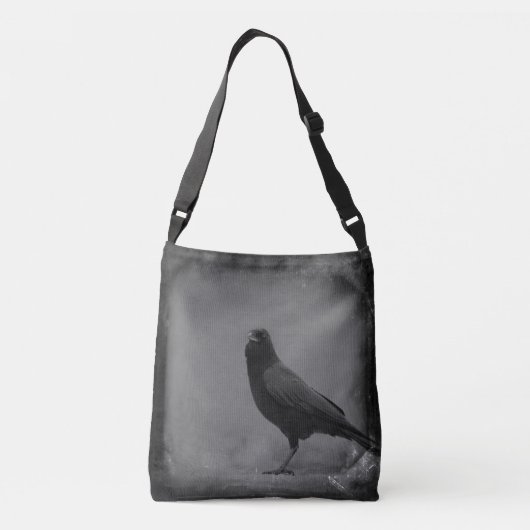 Grungy Crow Crossbody Tas (Achterkant)