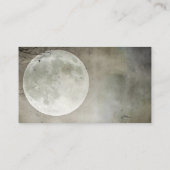 Grungy Crow en Moon Visitekaartje (Achterkant)