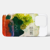 Grungy Cute Cartoon Hidden Fluffy Cat Case-Mate iPhone Case (Achterkant (horizontaal))