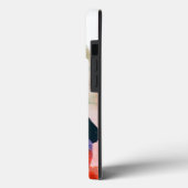 Grungy Cute Cartoon Hidden Fluffy Cat Case-Mate iPhone Case (Achterkant / Links)