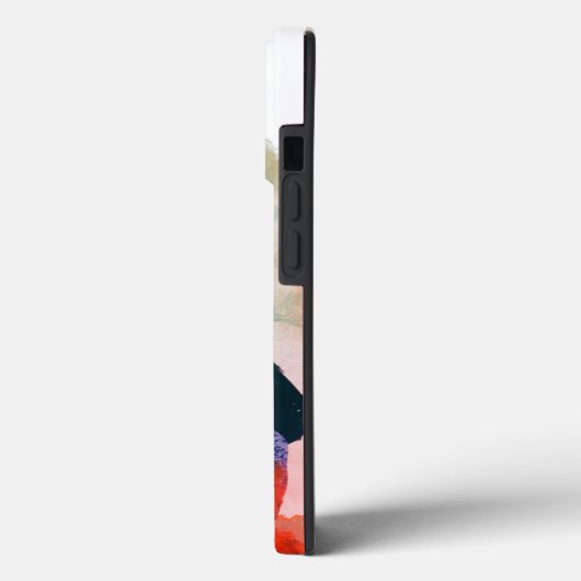 Grungy Cute Cartoon Hidden Fluffy Cat Case-Mate iPhone Case (Achterkant / Links)