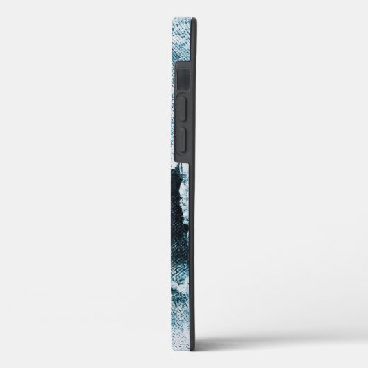 grungy denim Case-Mate iPhone case (Achterkant / Links)