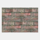 Grungy Dirty Moldy Brick Wall Inpakpapier Vel (Voorkant)
