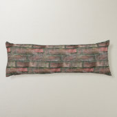 Grungy Dirty Moldy Brick Wall Lichaamskussen (Achterkant)