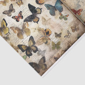  Grungy Distressed Butterflies - Twee pagina's Tissuepapier (Detail)