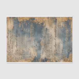 Grungy Distressed Schrijven Perkament No. 1 Tissuepapier