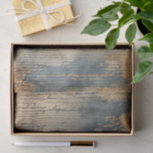 Grungy Distressed Schrijven Perkament No. 1 Tissuepapier (Geschenk)