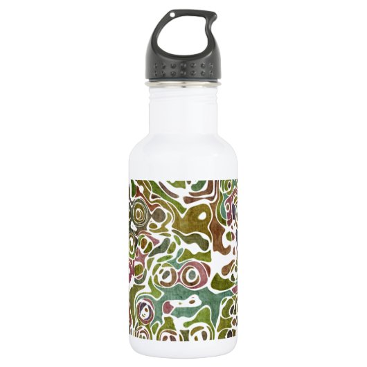 Grungy Faded Retro Waterfles (Voorkant)