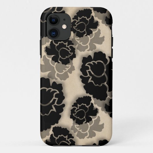 Grungy Floral Decadence BT iPhone 5 Hoesje, Ivory Case-Mate iPhone Case (Achterkant)