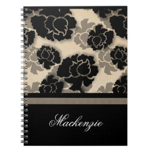 Grungy Floral Decadence Notitieboek, Ivory Notitieboek