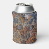 Grungy geologie Rock Textuur met Naam Blikjeskoeler (Blikje Achterkant)