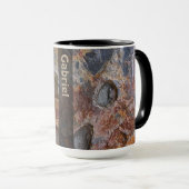 Grungy Geology Rock Texture met Name Mok (Voorkant rechts)