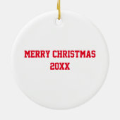 Grungy Girly Basketball en hoepel haar naam Keramisch Ornament (Achterkant)