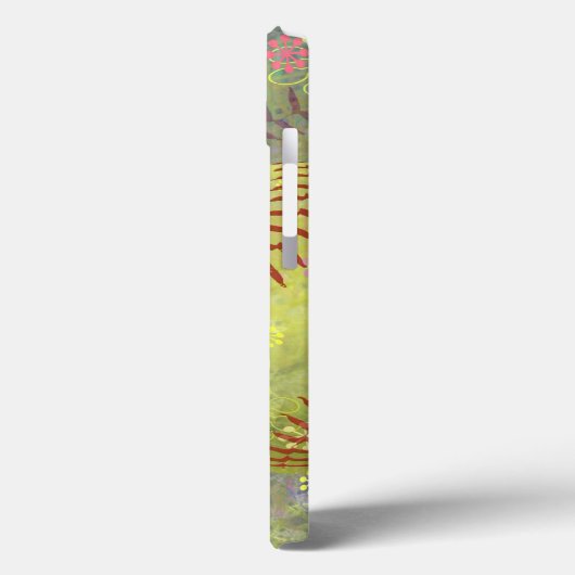 Grungy Girly Softball Case-Mate iPhone Case (Achterkant / Links)