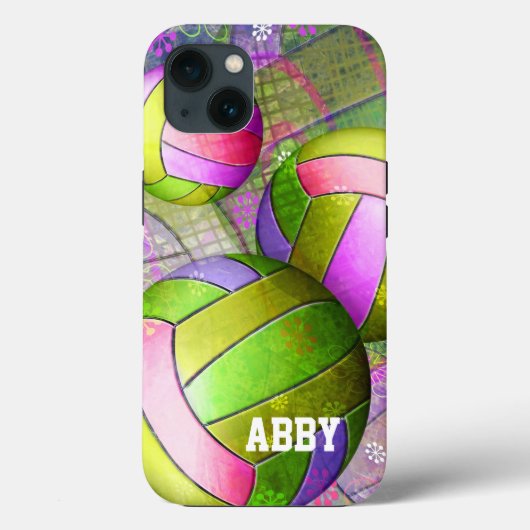 Grungy Girly Volleyball Case-Mate iPhone Case (Achterkant)