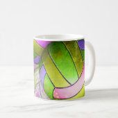 Grungy Girly Volleyball Koffiemok (Voorkant rechts)