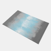 Grungy Glitchy Funky Abstract Demiboy Pride Vlag Deurmat (Schuin)