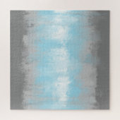 Grungy Glitchy Funky Abstract Demiboy Pride Vlag Legpuzzel (Horizontaal)
