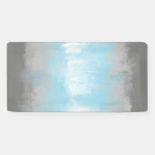 Grungy Glitchy Funky Abstract Demiboy Pride Vlag Spandoek (Horizontaal)