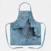 grungy glitter denim schort (Voorkant)