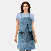 grungy glitter denim schort (Gedragen)