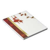 Grungy Gold Kerstmis Notitieblok (Schuin)