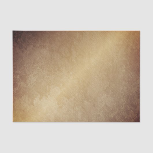 Grungy Gold Sepia Minimale Abstracte VIP Industria Tissuepapier (Voorkant)