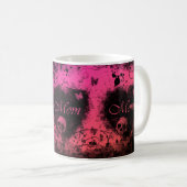 Grungy Gothic Heart mama Koffiemok (Voorkant rechts)