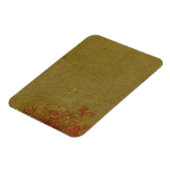 Grungy Graffiti met Red Floral Magneet (Linkerzijde)