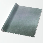 Grungy Grey Blauwgroen Graphite Glass Ice Vip Cadeaupapier (Uitgerold)