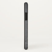 Grungy Grey monogram getekend patroon Case-Mate iPhone Case (Achterkant / rechts)