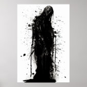 Grungy Grim Reaper Poster (Voorkant)