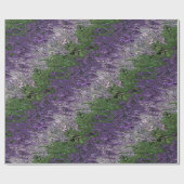 Grungy Groovy Funky Trippy Genderqueer Pride Cadeaupapier (Vlak)