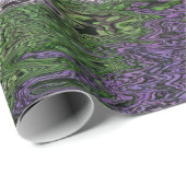 Grungy Groovy Funky Trippy Genderqueer Pride Cadeaupapier (Rol Hoek)