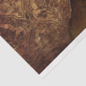 Grungy Halloween Skull Ephemera-ontkoppeling Tissuepapier (Detail)