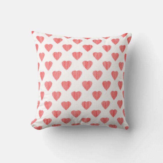 Grungy Hearts Kussen (Voorkant)
