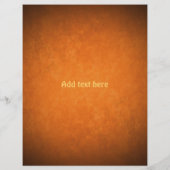 Grungy herfstkleuren achtergrond oranje en bruin flyer (Achterkant)