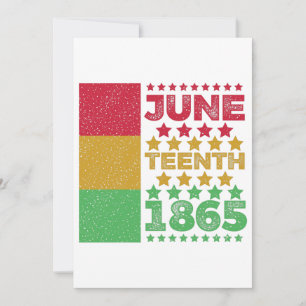 Grungy Juneteenth, Freedom of Black people Save The Date