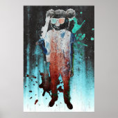 Grungy Koala Poster (Voorkant)