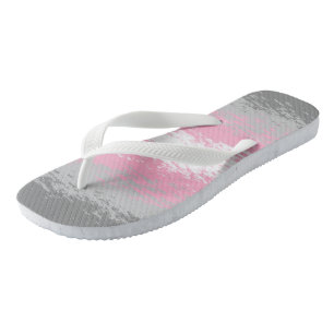 Grungy Lawaaiige Korrelige Abstracte Demimeisjes T Teenslippers