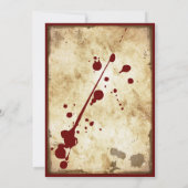 Grungy Lunatic Asylum Birthday Kaart (Achterkant)