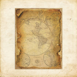 Grungy Map Scrapbook