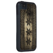 Grungy Metal Chicago Flag Case-Mate iPhone Case (Back/Rechts)