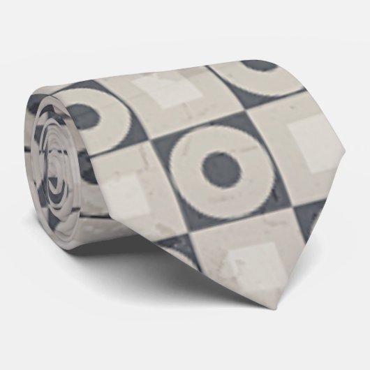 Grungy Mosaic Stropdas (Opgerold)