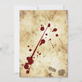 Grungy Murder Mystery Verjaardag Kaart (Achterkant)